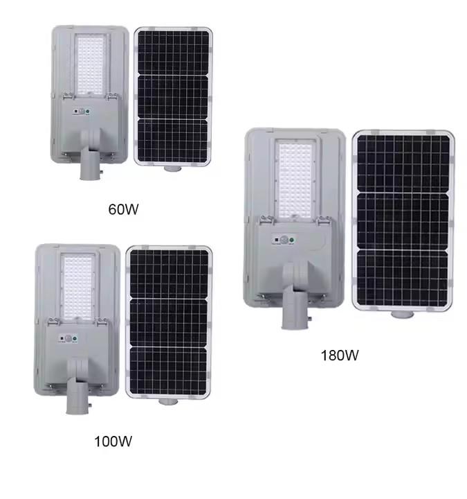 Manufacturer High Quality 60w 100w 180w Remote Control Waterproof Outdoor Integrated All in One Led Solar Street Light