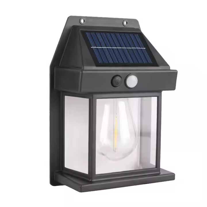 Solar Garden Light Motion Sensor Outdoor 3 Lighting Modes Dusk to Dawn Porch Light IP65 Waterproof Suitable for Patio, Porch.