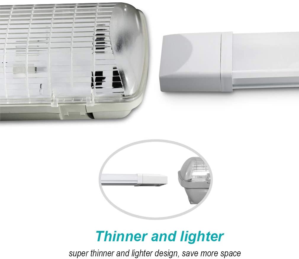 18w slim LED Tubes 60CM LED Batten Tri-Proof Diffuser Luminaire Wall Ceiling Light Surface Mount IP65