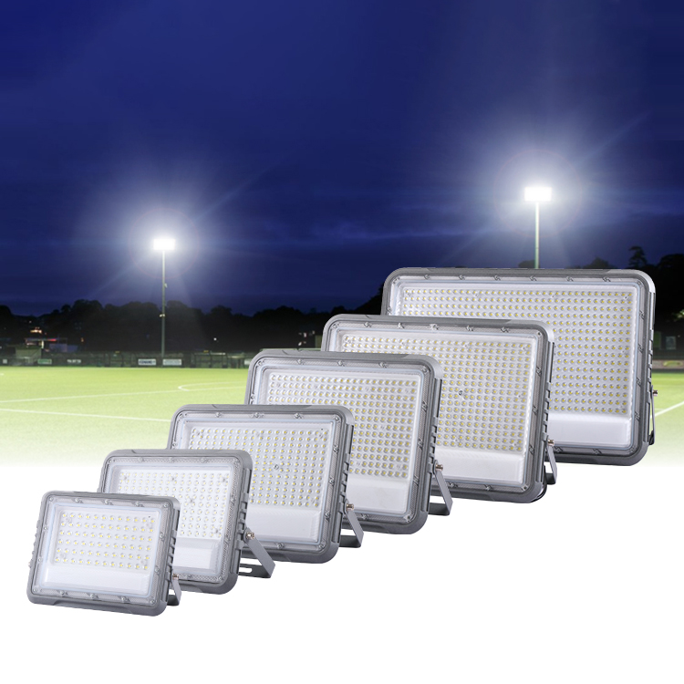 Factory-Priced 30W LED Floodlight Water-Resistant IP65 AC100-240V Applicable Voltage for Outdoor Gardens &amp; Stadiums