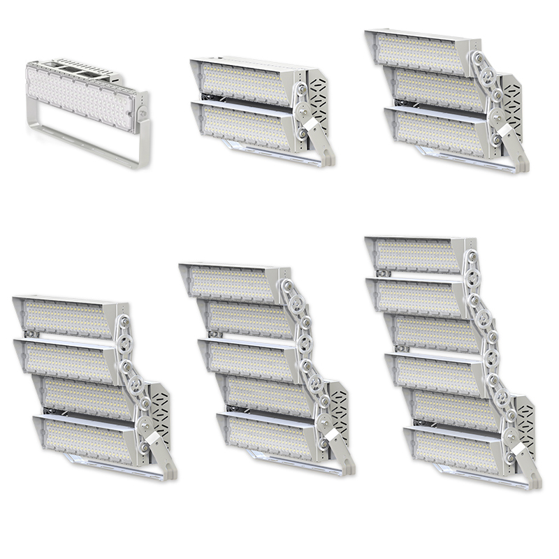 Outdoor High Power 1500W/1200W IP65 Waterproof LED Sports Stadium Floodlights For Basketball Courts