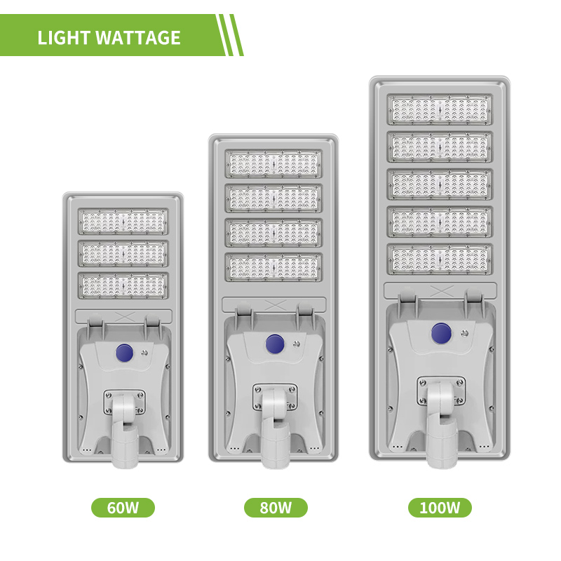 High Brightness All In One Solar LED Street Light Outdoor IP65 Waterproof with Motion Sensor for Road Garden
