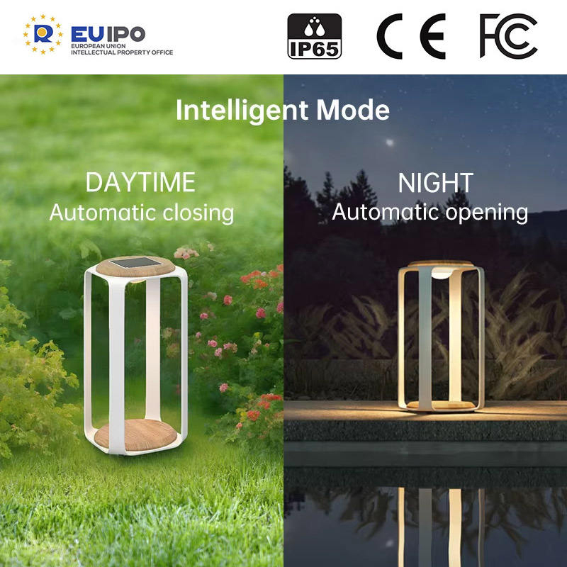 Sigarten Foshan Outdoor Garden White Large Metal Waterproof Solar Floor Lantern For Gift Birthdays Weddings Gift