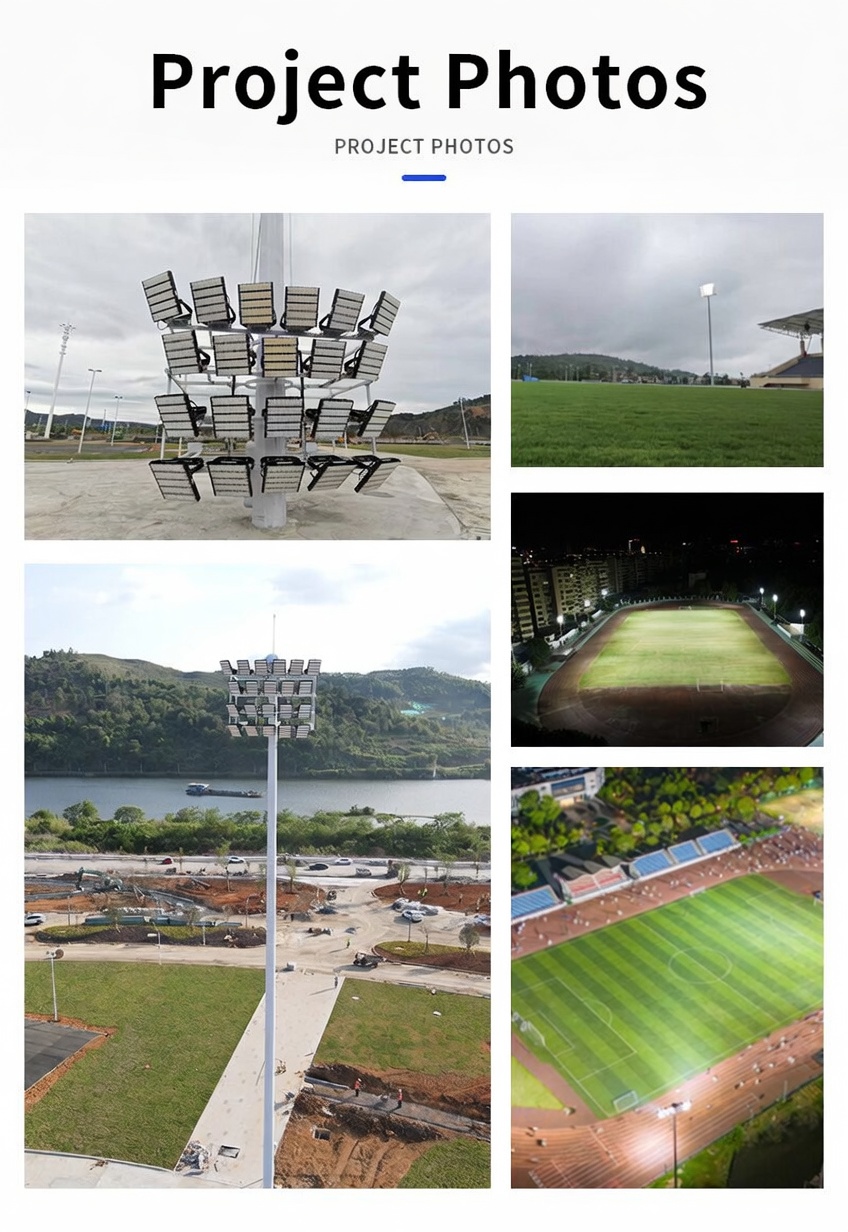 250W LED Football Field Lights IP66 High Power Module Stadium Flood Light for Outdoor Sports Field Lighting