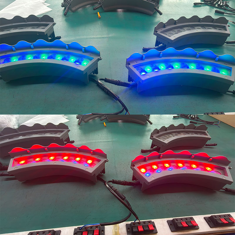 Good Price Outdoor Tree Light 12W 12V 24V 85-265V IP67 Waterproof Spotlight 60 Beam Angle 3000K Warm White RGB LED Garden Lights