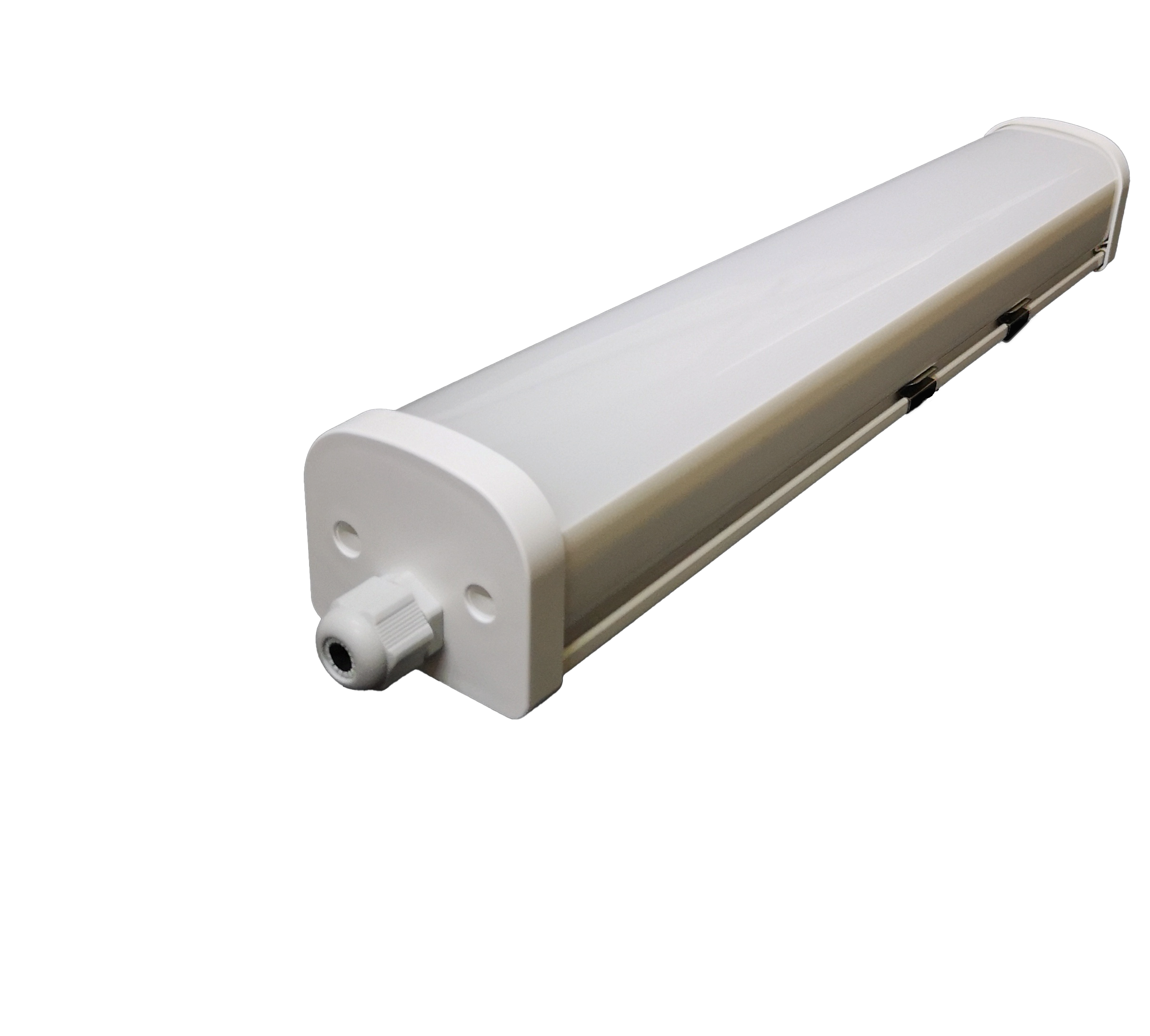 Bming Modern Indoor Line IP65 Tri-proof Aluminum/PC LED Light Housing Kit 60x70mm Vapor Tight Opal/Transparent 5-Year Warranty