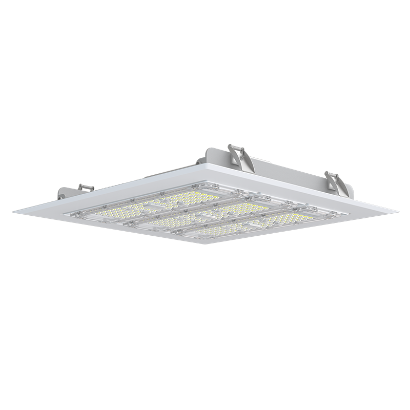 Commercial 150w LED Canopy Light Aluminum Recessed Explosion Proof LED Light for Gas Station and Warehouse