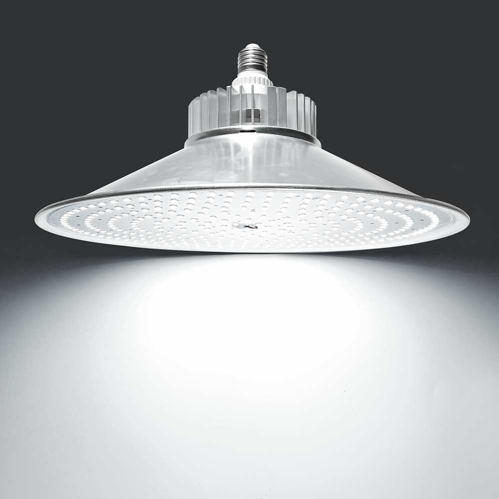 High Lumen Aluminum LED High Bay Light IP44 Rated 6000K Daylight 3-Year Warranty Multiple Lamp Beads China Manufacturer's Canopy