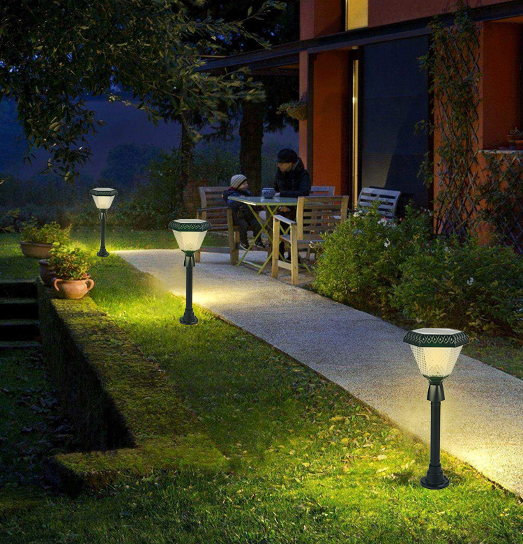 Factory Wholesale Price Outdoor Waterproof Led Solar Garden Light Color Changing Solar Lawn Light Garden