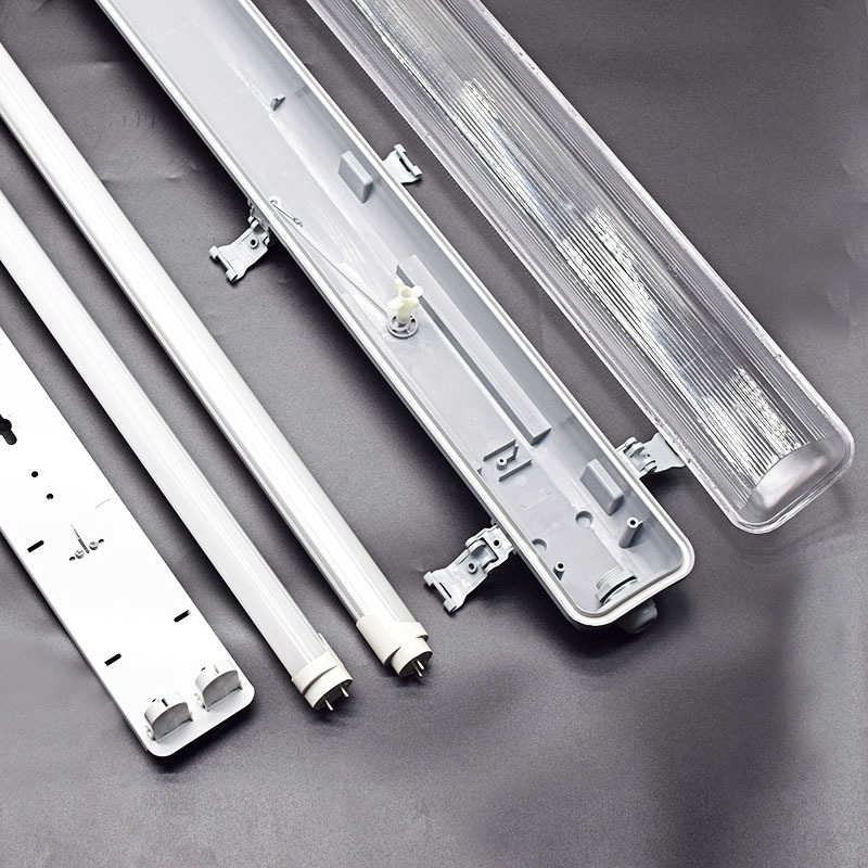 9W 18W 22W Single Tube Dual Tubes IP65 Waterproof LED Tri-Proof Tube Light