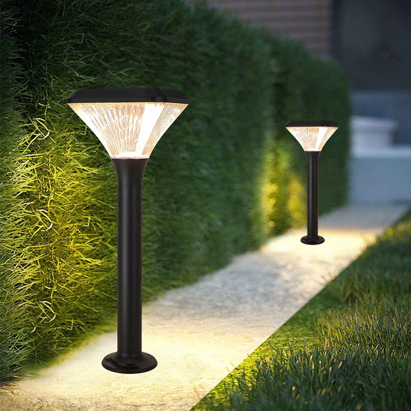 Outdoor Garden Waterproof LED Solar Lawn Light, Courtyard Staircase Garden Solar Light, Super Bright and Energy-saving