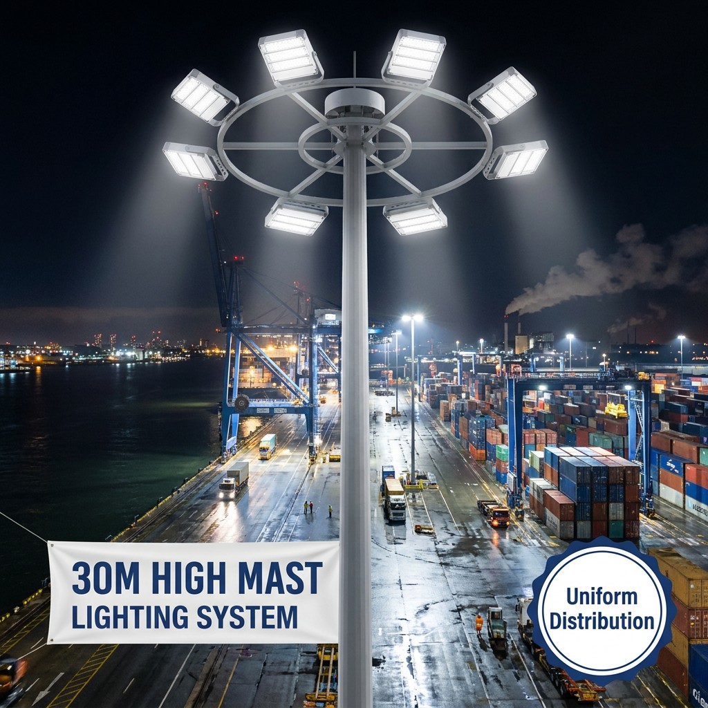 Marine Grade Heavy Duty 400W-600W LED Floodlight IP66 Anti-Corrosion for Port Terminal &amp; Pier Lighting with Meanwell Driver