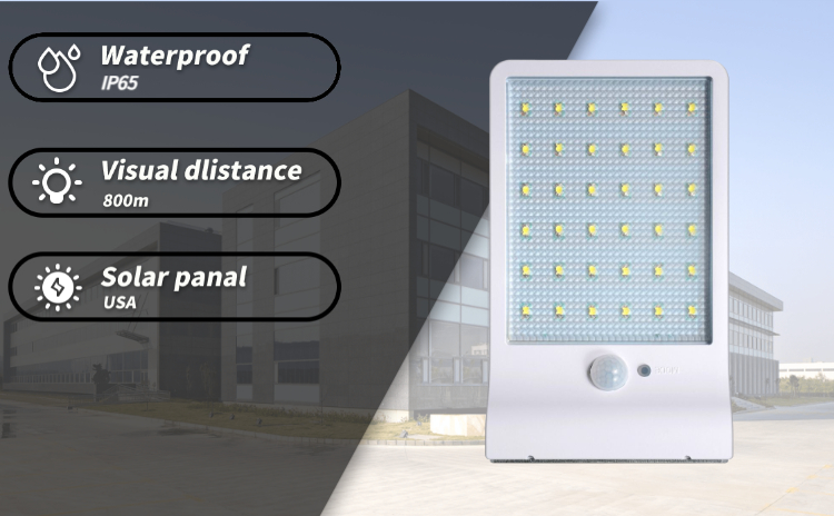 Solar Outdoor Wall Light Visual 1