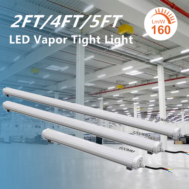 ROHS Certified 1200mm LED Tube 4ft 1.2m Tri-proof PC Waterproof IP66 IC Driver 20W 30W Warehouse Use