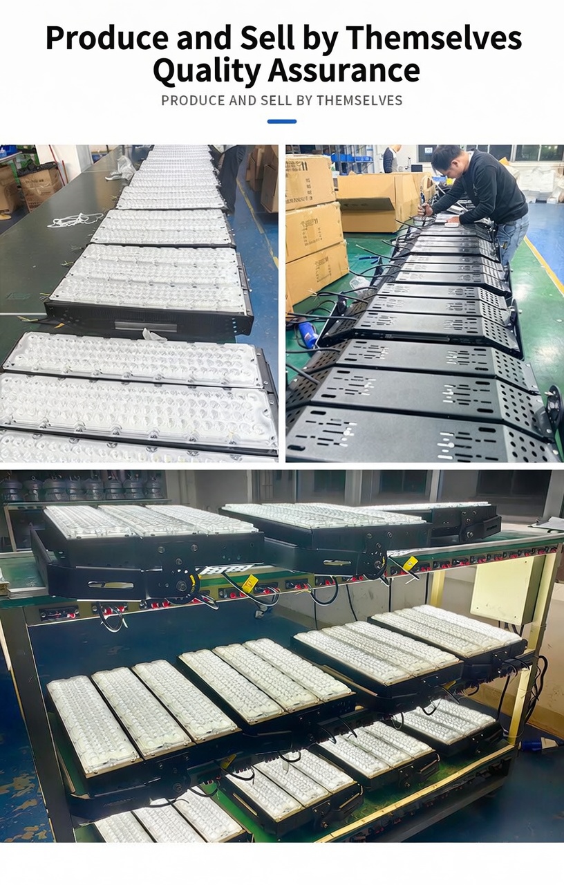 250W LED Football Field Lights IP66 High Power Module Stadium Flood Light for Outdoor Sports Field Lighting