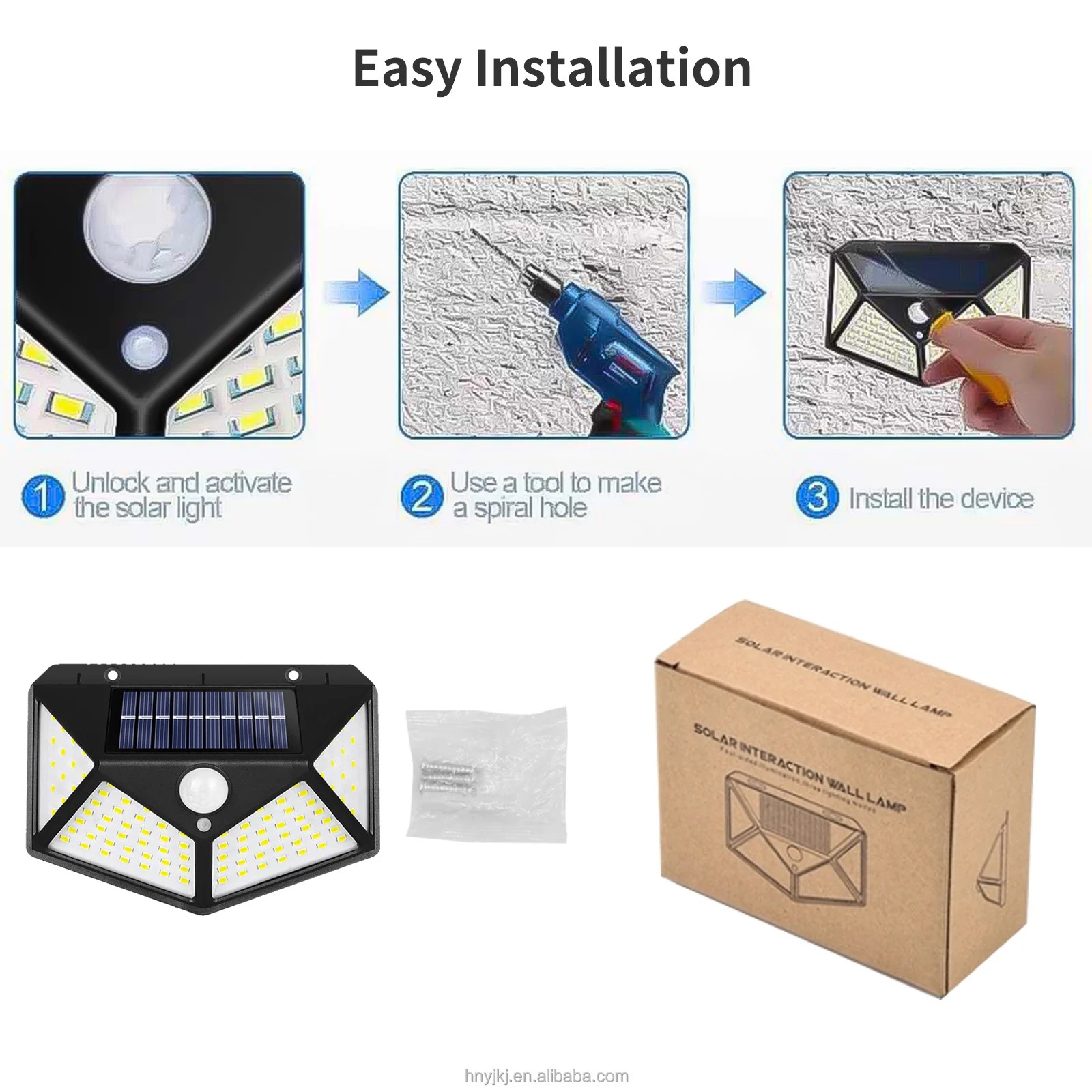 Solar Wall Lamp Detail 5
