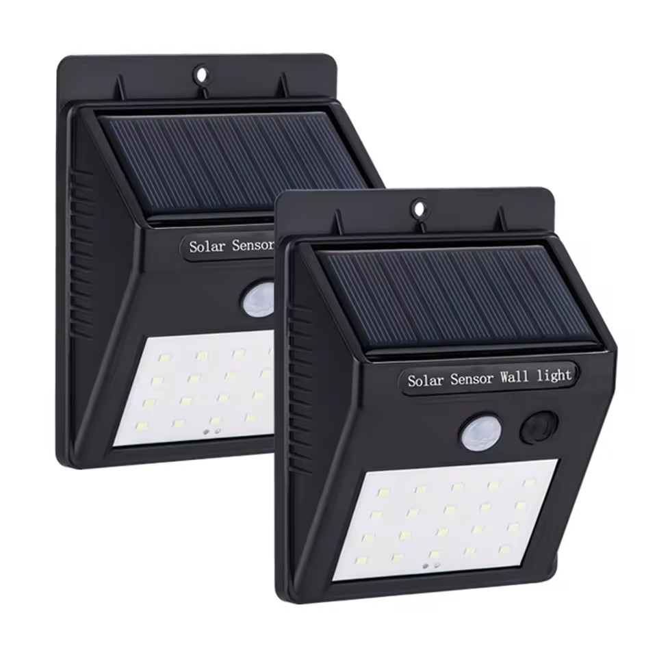 High Bright 20 LED Outdoor Solar Motion Sensor Wall Light