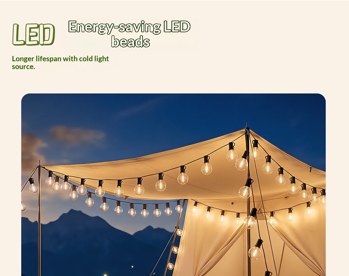 Solar Panel and String Light Connector