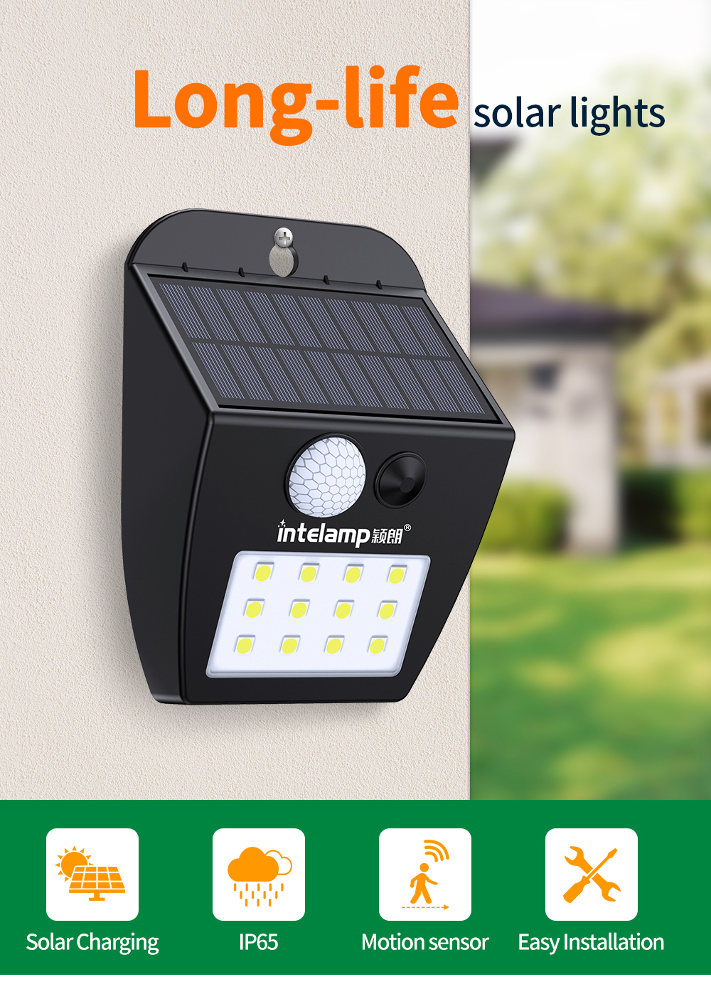Solar Fence Light Features