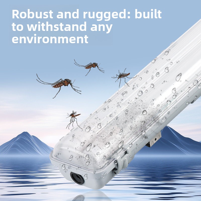 LED Tri-Proof T8 Single/Double Tube Waterproof Dustproof Explosion-Proof Light 1.2m Long for Warehouse Factory Rooms 111V-240V