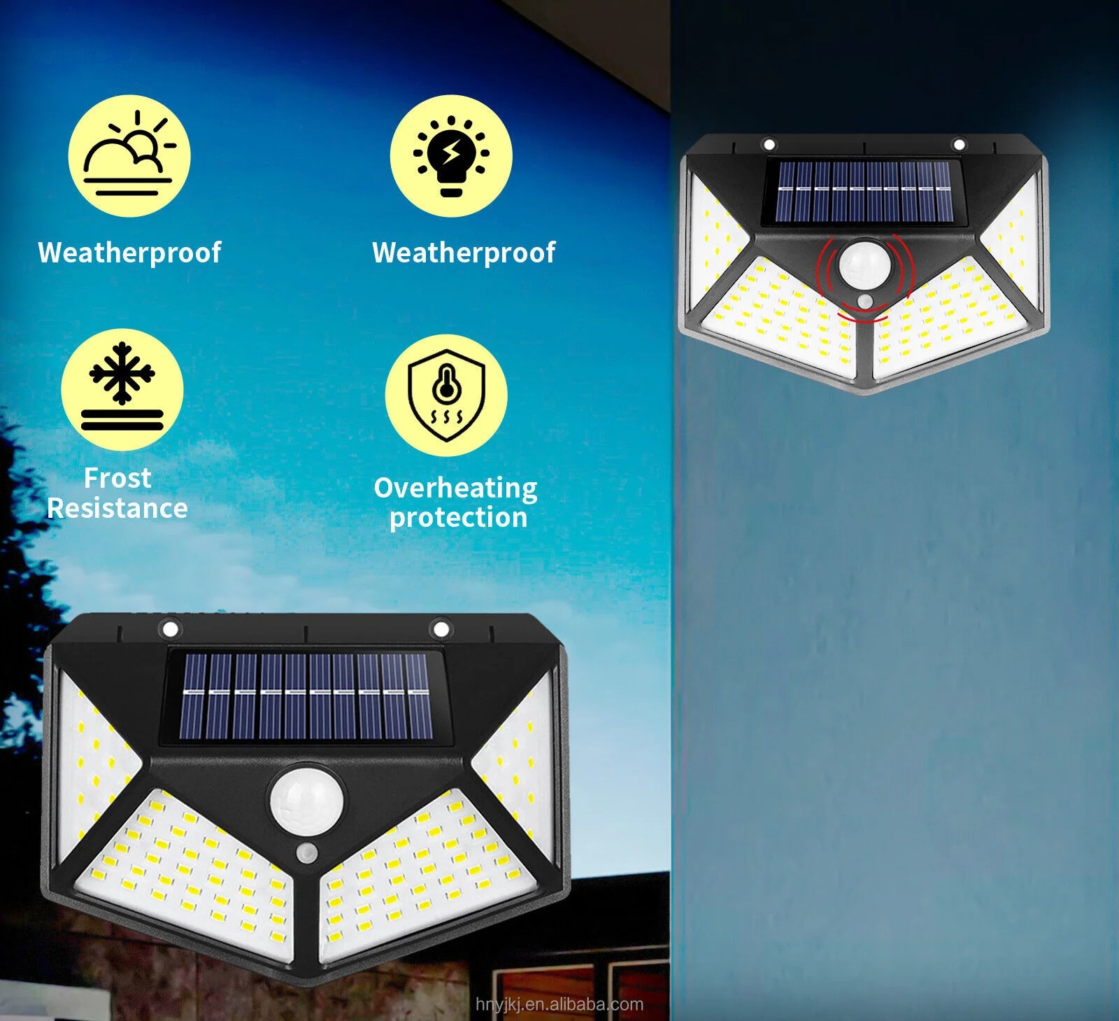 Solar Wall Lamp Detail 2