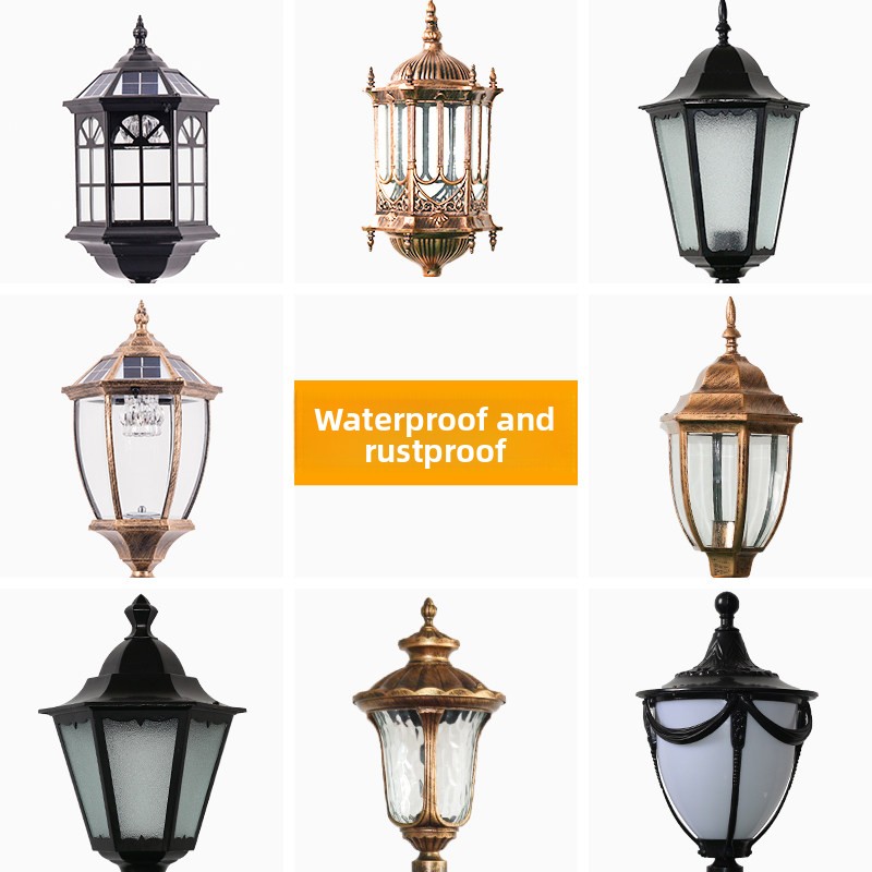 Outdoor Solar Garden Light 3-Meter Waterproof IP44 Ultra-Bright 3000K-6000K Color Temp 3-Year Warranty European Style Landscape