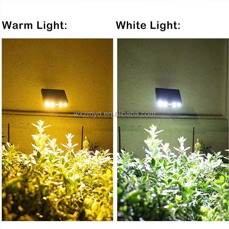 Motion Sensor Outdoor Solar Wall Lamp Waterproof Garden LED Solar Light Spotlights Suitable for Garden Road Solar Led Wall Light