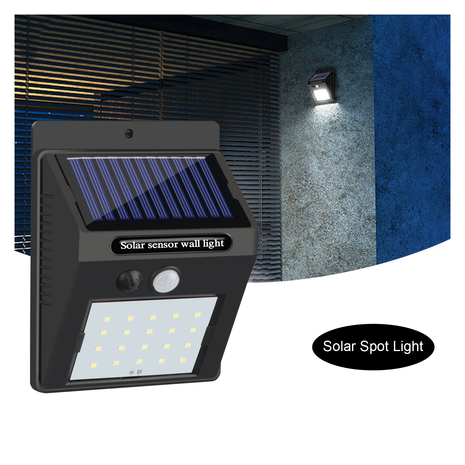 Solar Wall Light Image 1