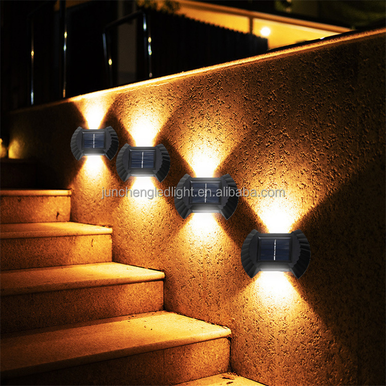 Led Landscape Solar Garden Light Waterproof Outdoor up and Down 4-16LED Solar Wall Light Led Decorative Wall Light