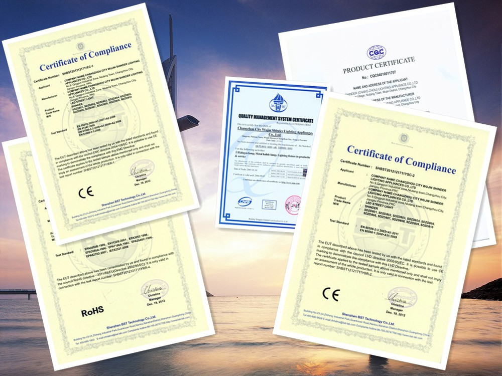 Certifications for Road Lighting