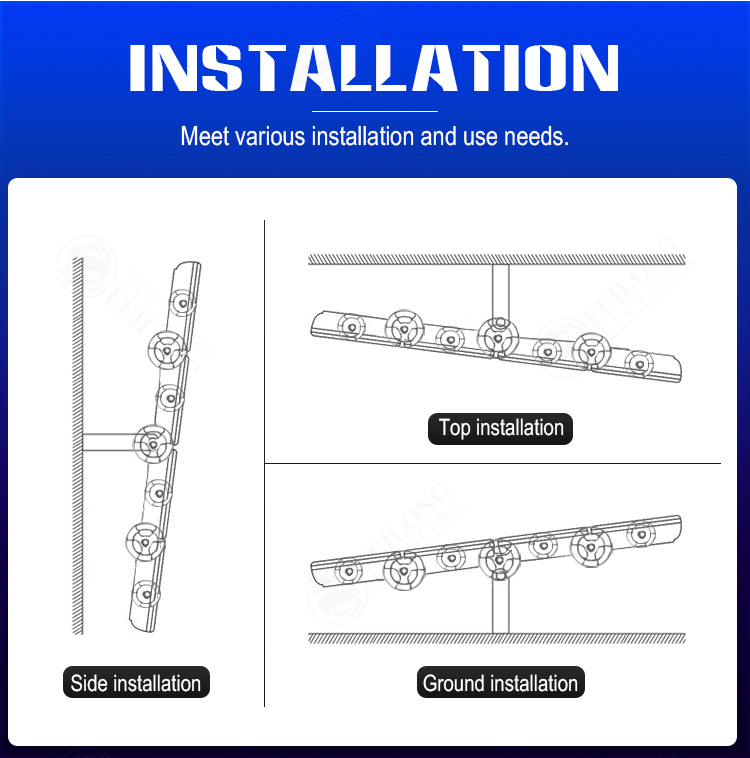 Outdoor High Power 1500W/1200W IP65 Waterproof LED Sports Stadium Floodlights for Basketball Courts