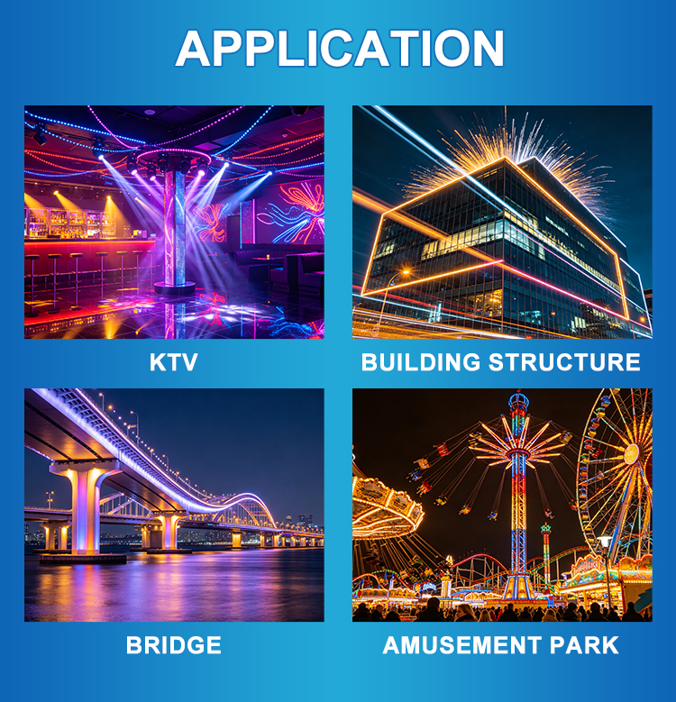 Amusement Ride Lighting Showcase