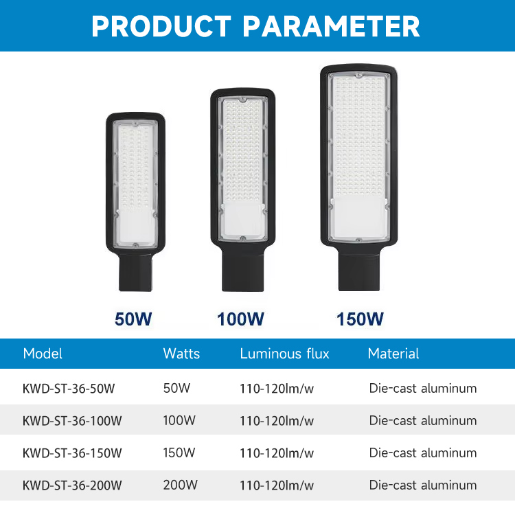Support Custom Popular Hot Selling High Brightness Modern Simple Design Stadium Led Street Light
