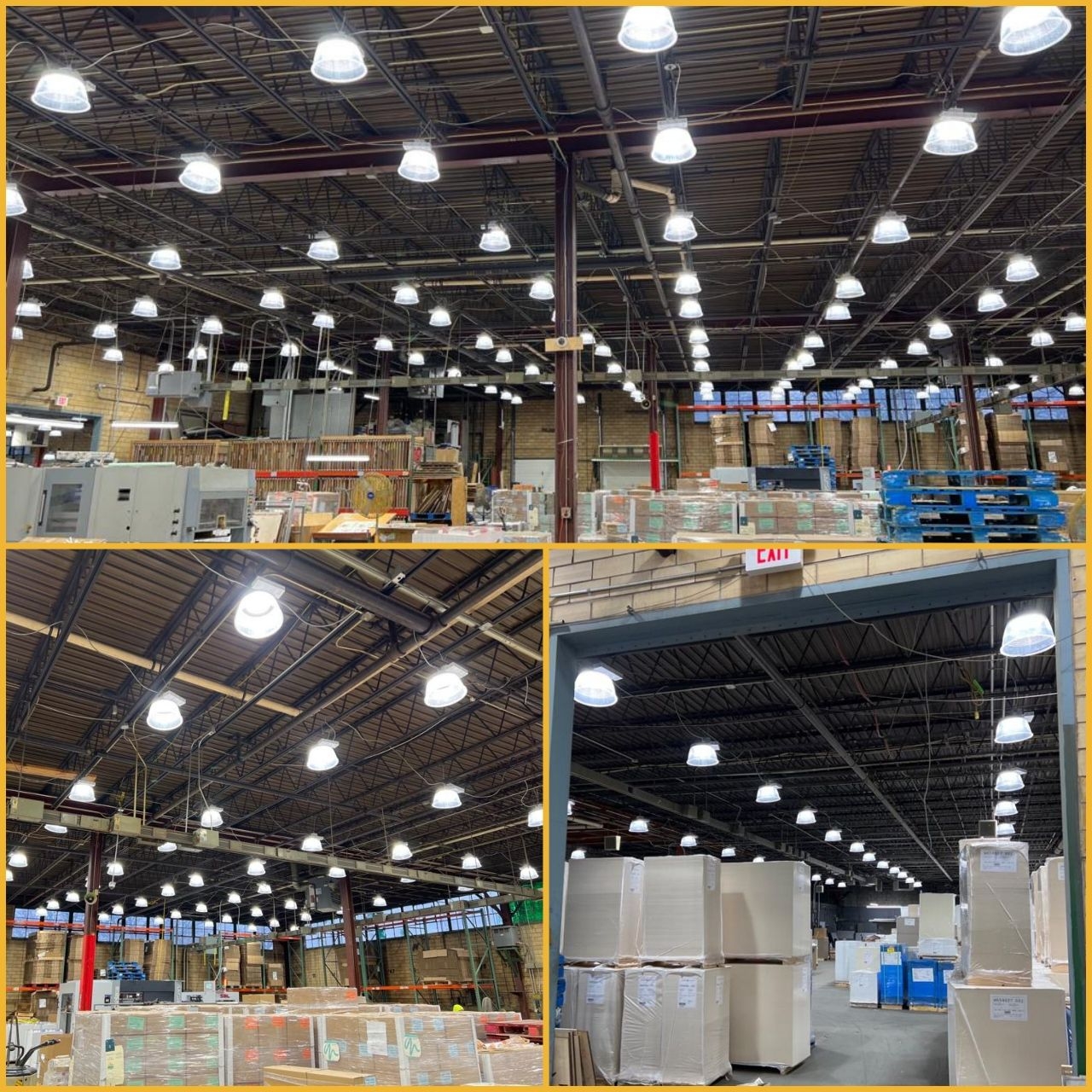 Commercial Industrial Lighting 400W IP65 Round UFO Led High Bay Light Warehouse Workshop Highbay Lamp