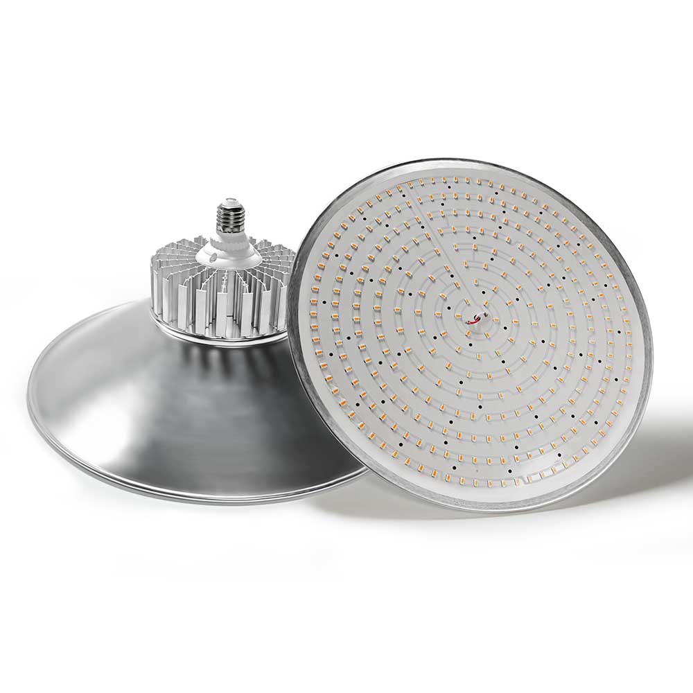 High Lumen Aluminum LED High Bay Light IP44 Rated 6000K Daylight 3-Year Warranty Multiple Lamp Beads China Manufacturer's Canopy