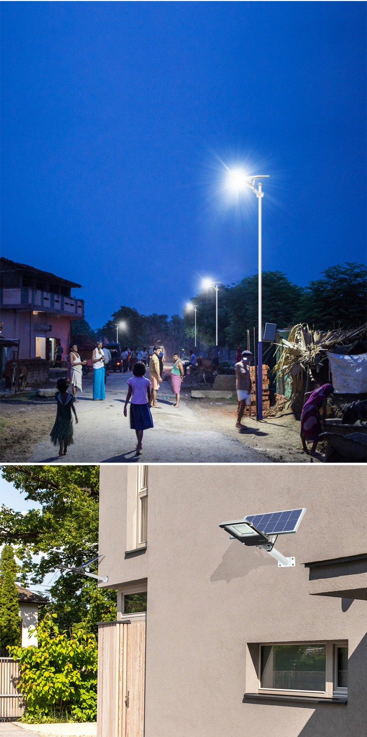 New Design Outdoor Aluminum IP66 Waterproof Solar LED Street Light Application Showcase 2