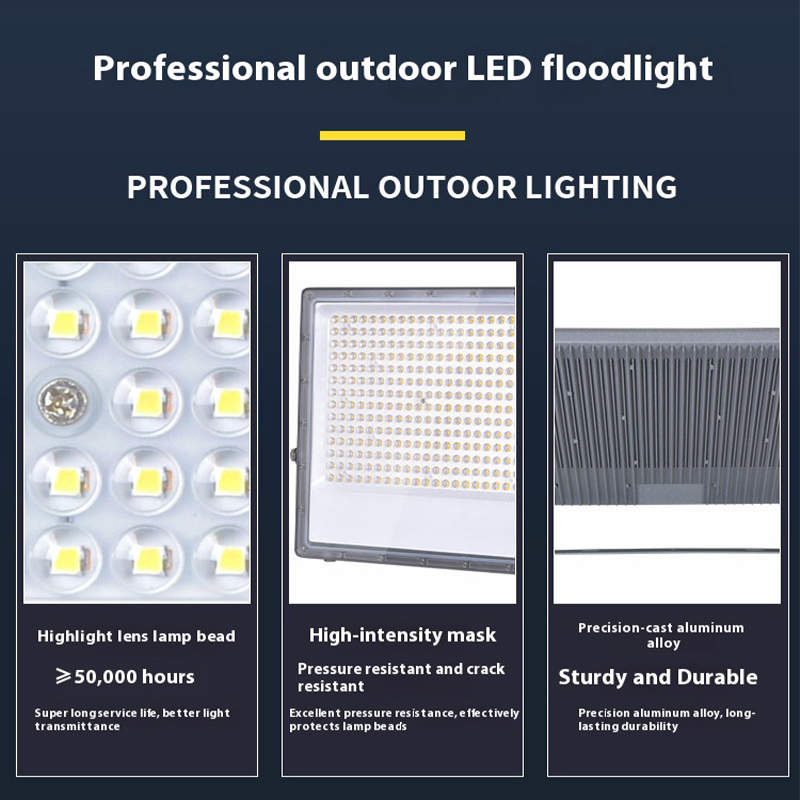 High Quality LED Flood Light | 10W-300W | Outdoor Waterproof Lighting for Stadium, Garden, and Security