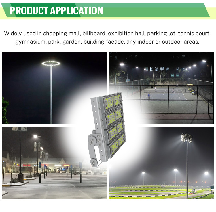 500w,400w,300w,200w,100w Led Reflector Floodlight IP66 Sport Stadium High Mast Football Field Led Flood Light for Sea Fishing