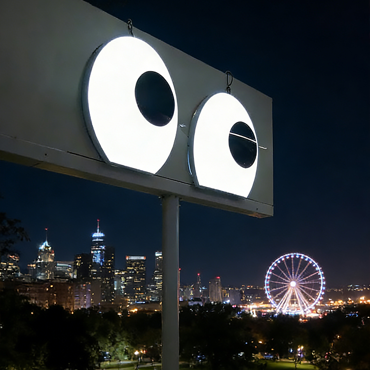 Whimsical Animated Rotating Eye Tree Light IP65 Waterproof Copper Landscape Lamp For Garden Park Decorative Lighting