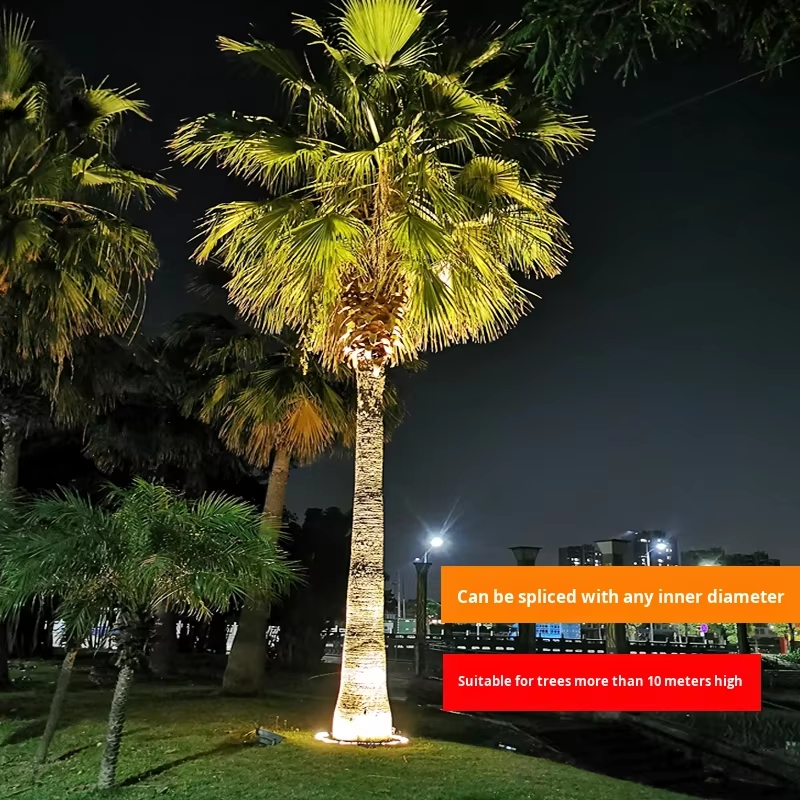 IP65 Waterproof SMD Warm White LED Flood Light High Bright Aluminum Outdoor Garden Decor Tree Hugging Holiday Party Events