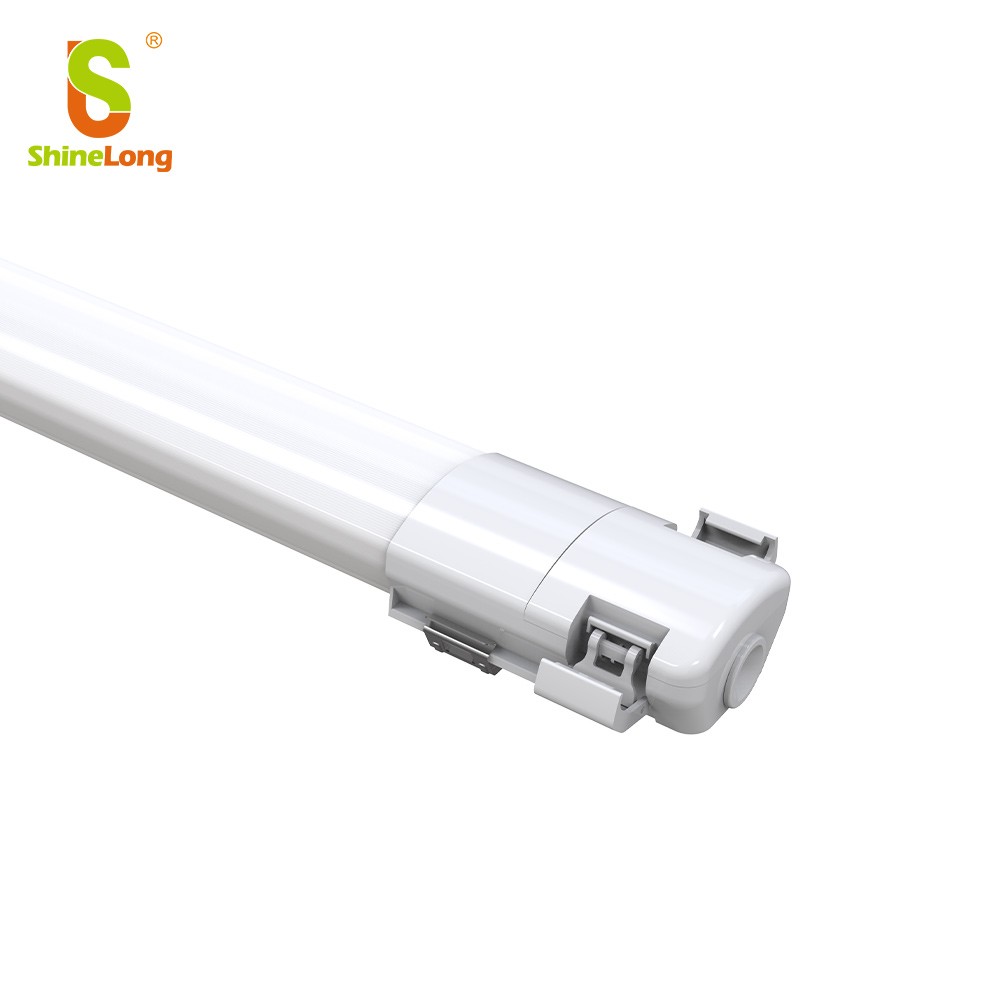 ShineLong New Design Custom PC IP65 Linear Tri-proof Light 150lm/w Linkable Dimmable Led vapor Tight Light