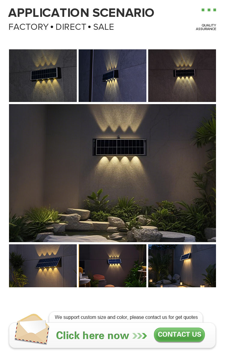 Solar LED Wall Light Waterproof