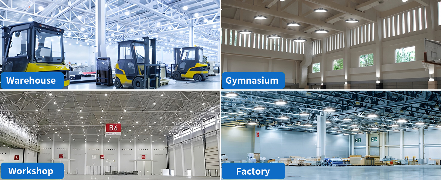 UFO LED High Bay Light Installation Options