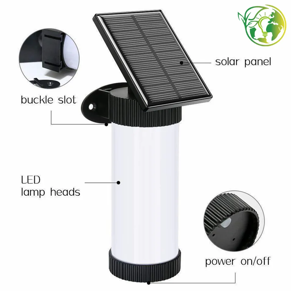 Wireless-Charging Solar White Wall Light for Smart Devices with USB Port