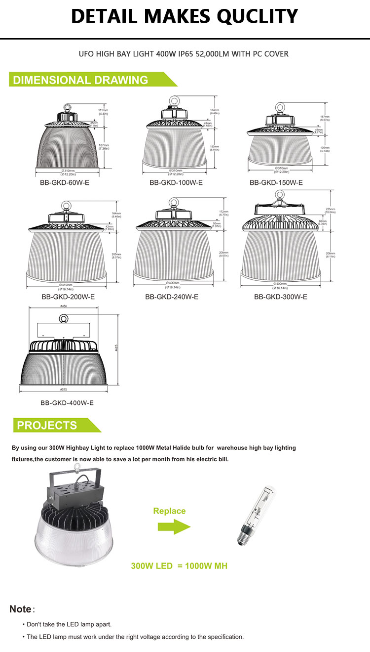 UFO LED Highbay Lighting Light 3