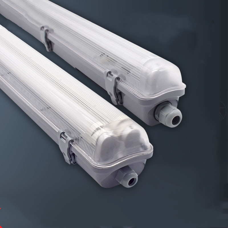 9W 18W 22W Single Tube Dual Tubes IP65 Waterproof LED Tri-Proof Tube Light