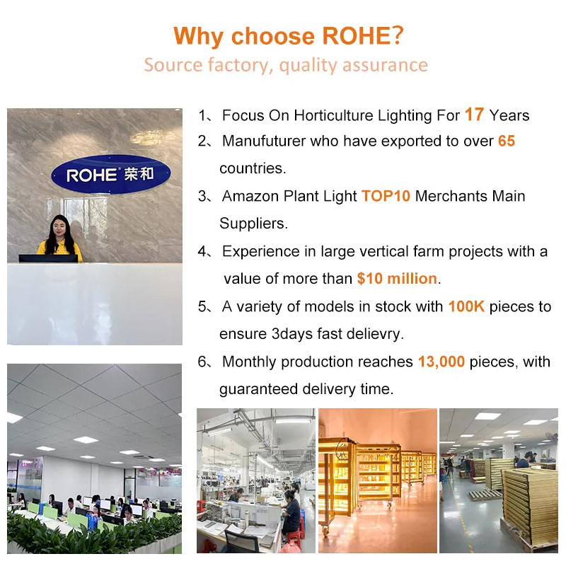 ROHE Cheap 120W LED Under Canopy Full Spectrum More Red Grow LED Under Canopy Light