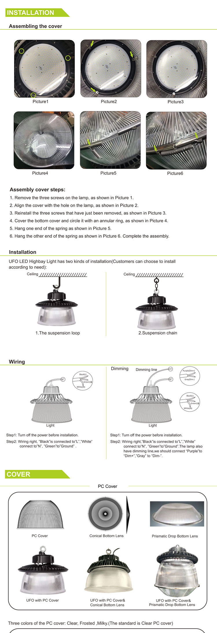 UFO LED Highbay Lighting Light 4