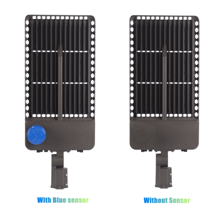 CETL DLC CE CB smart led shoebox street led fixture exterior 3 color cct 3watt switchable save stock 150w 200w parking lot led