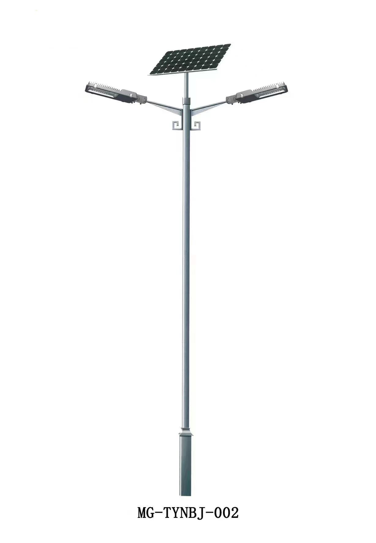 Solar LED Street Lamps IP65 Waterproof Outdoor Dual-head for Urban Roads &amp; Commercial Use